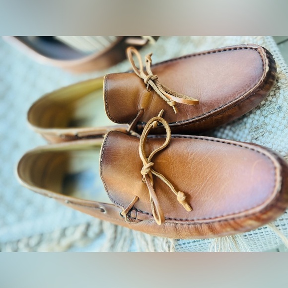 SAKS FIFTH AVENUE , Leather Loafers men’s size 13 made in Brazil - Picture 2 of 12